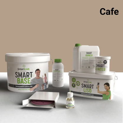 Mikrozement-Set für Porzellan- oder Marmorwaschbecken 8 m²