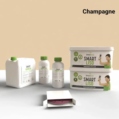 Kit de béton ciré pour tables de 12 m²