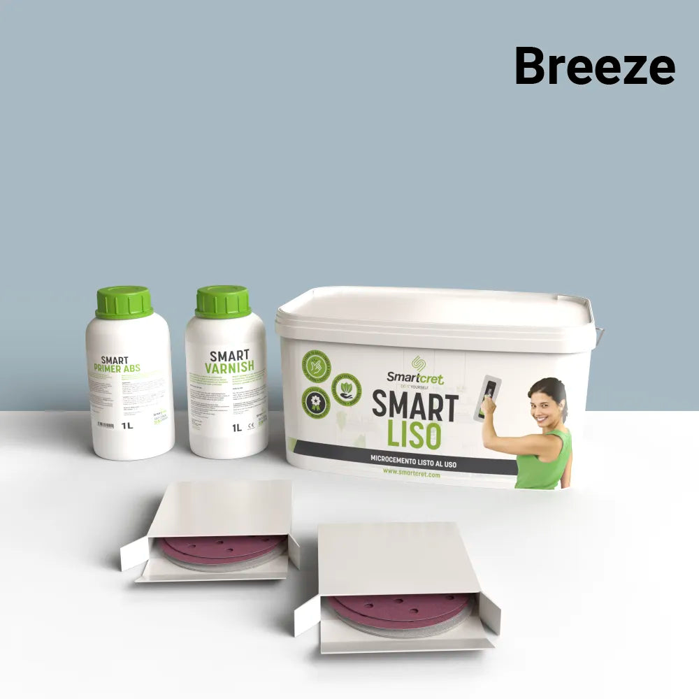 Kit de béton ciré pour meubles de 6 m² 