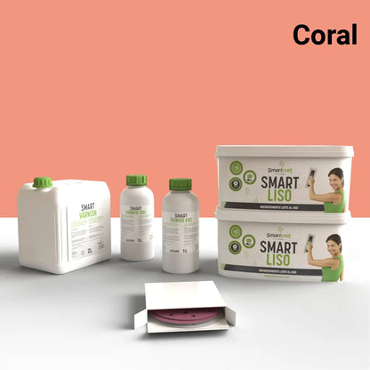 Kit de béton ciré pour meubles de 12 m² 