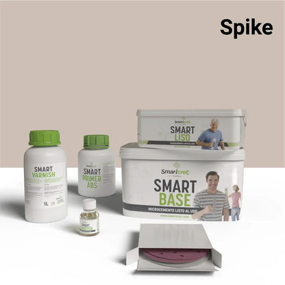 Kit béton ciré pour murs de salle de bains en plâtre ou placo 4 m² 