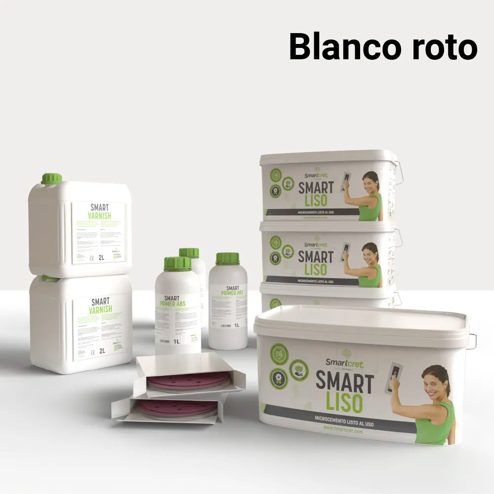 Kit de microcemento para paredes de exterior