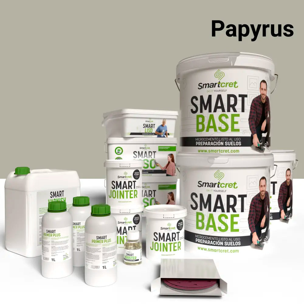 Mikrozement-Set für Küchenwände mit Fliesen von 24 m²