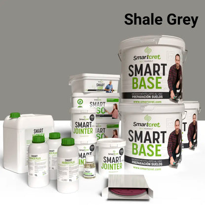 Mikrozement-Set für geflieste Badezimmerwände von 24 m²