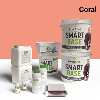 Mikrozement-Set für Badezimmerwände aus Gipskarton von 16 m²