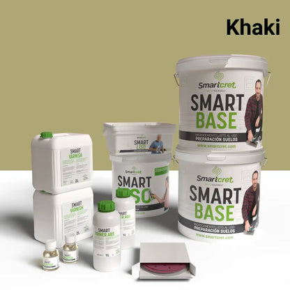 Mikrozement-Set für Badezimmerwände aus Gipskarton von 16 m²