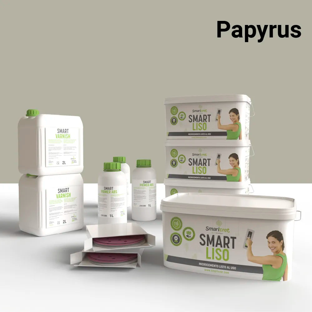 Kit de microcemento para paredes de exterior