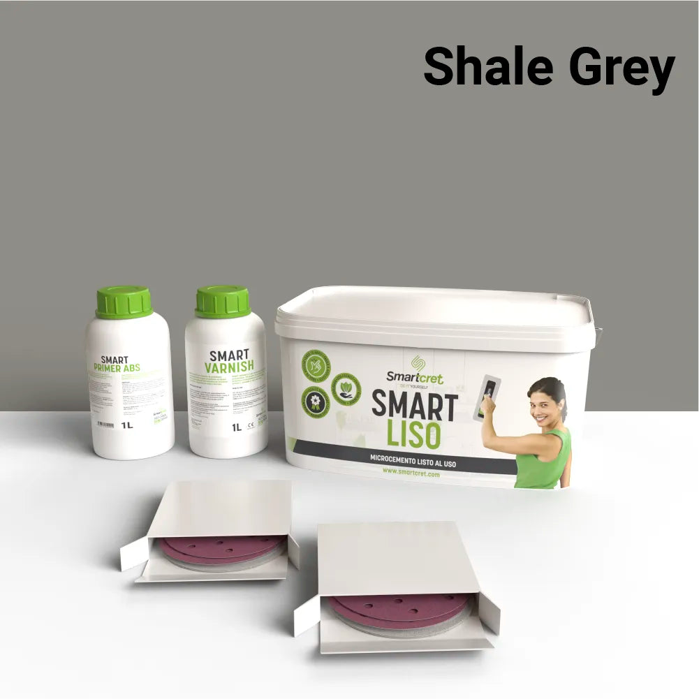 Kit de microcemento para paredes de exterior