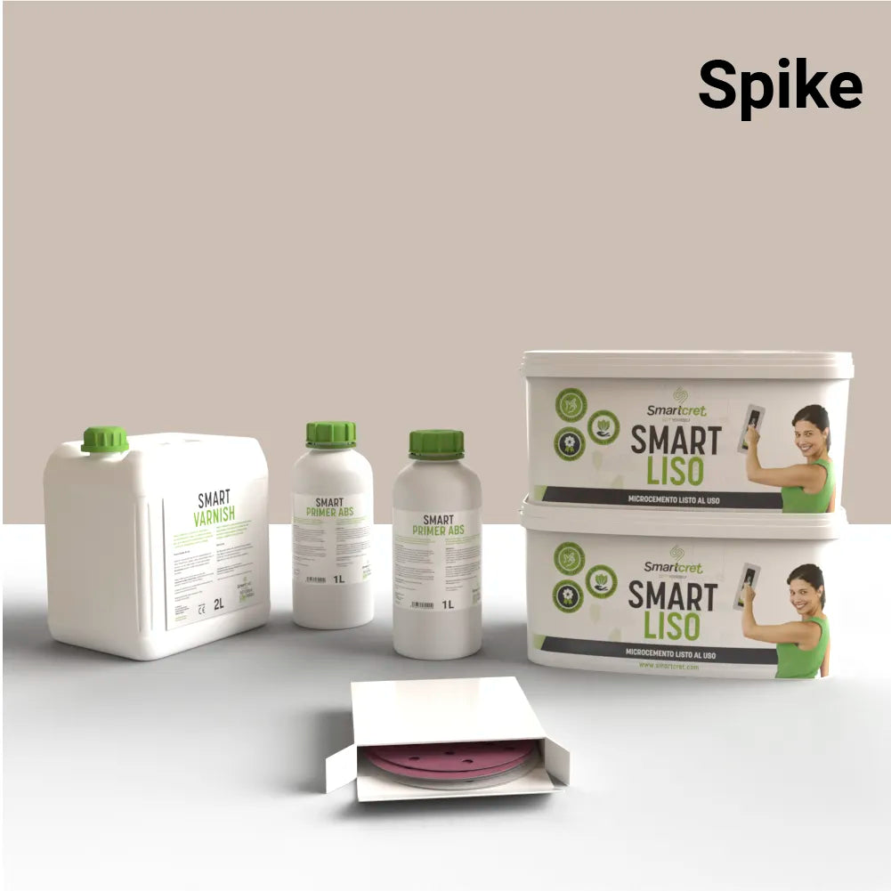 Kit de microcemento para chimenea de 12 m², color Spike
