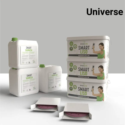 Kit de microcemento para chimenea de 16 m², color Universe