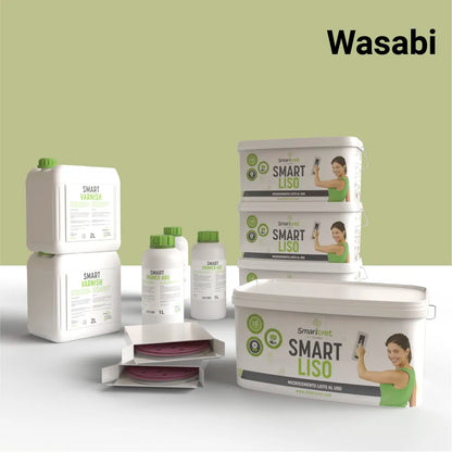 Mikrozement-Megakit für Wände - Deckt 24 m²