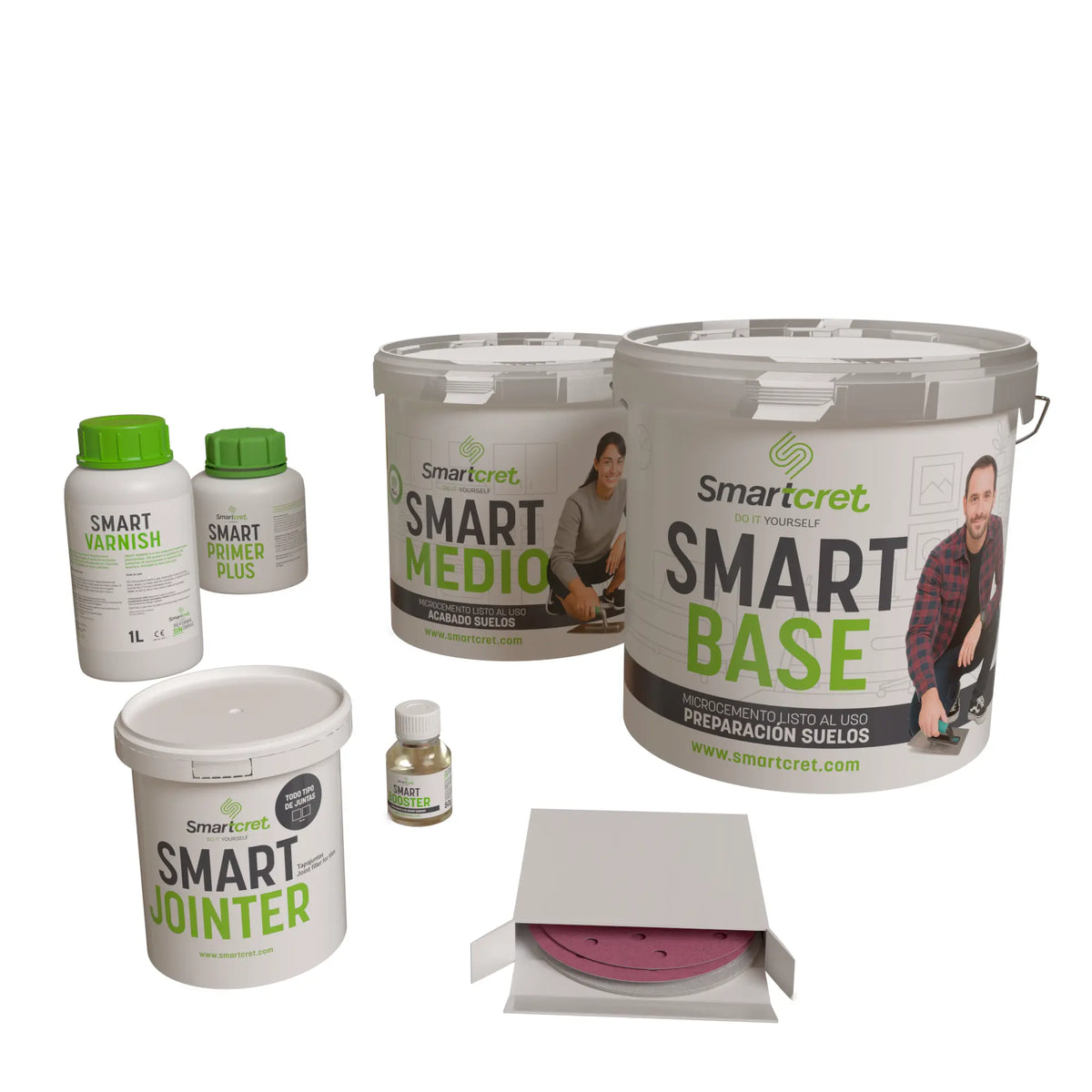 Retkit Kit microcemento para suelos alicatados de 4 m² | Smartcret
