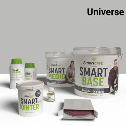 Kit de microcemento para suelos y escaleras de 4 m², color Universe