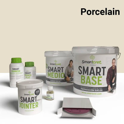 Kit de microcemento para exterior de 4 m², color Porcelain