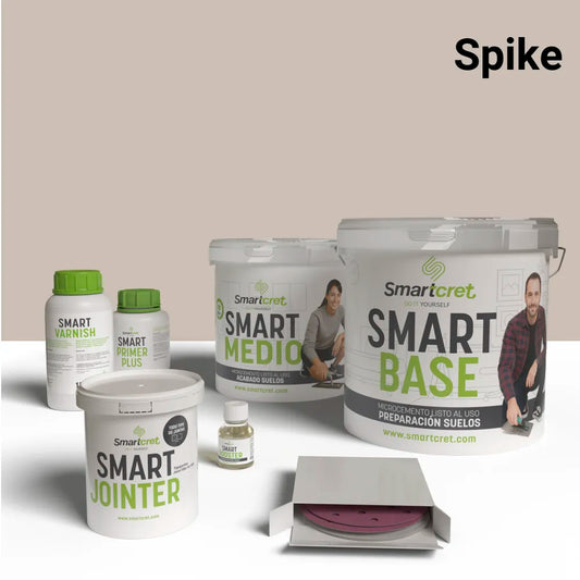 Kit de microcemento para suelos y escaleras de 4 m², color Spike
