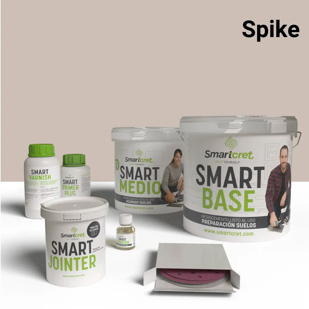 Kit de microcemento para exterior de 4 m², color Spike