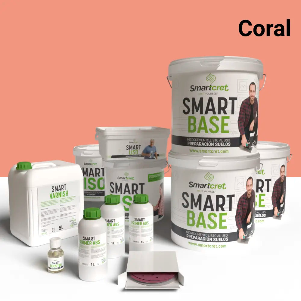 Kit microcemento para suelo de baño de cemento u hormigón de 24 m²