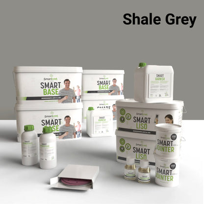 Kit béton ciré pour sols de salle de bains carrelés de 16 m²