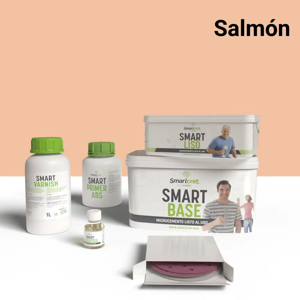 Kit microcemento para suelo de baño de cemento u hormigón 4 m²