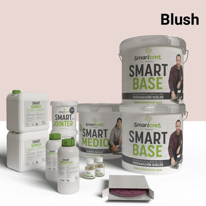 Kit de microcemento para exterior de 16 m², color Blush