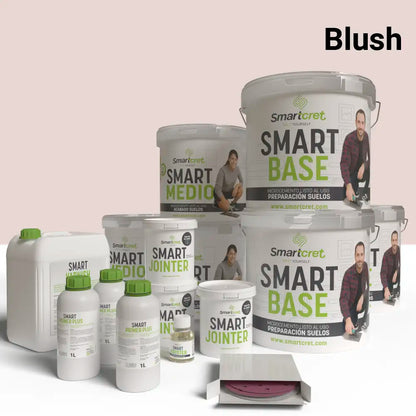 Kit de microcemento para exterior de 96 m², color Blush