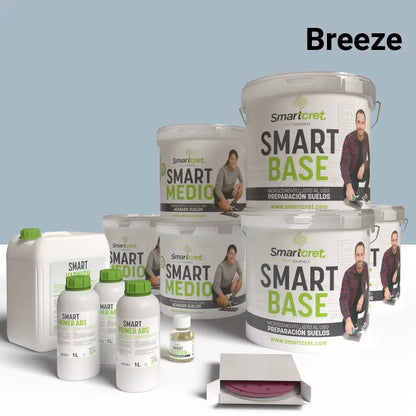 Kit de microcemento para exterior de 24 m², color Breeze