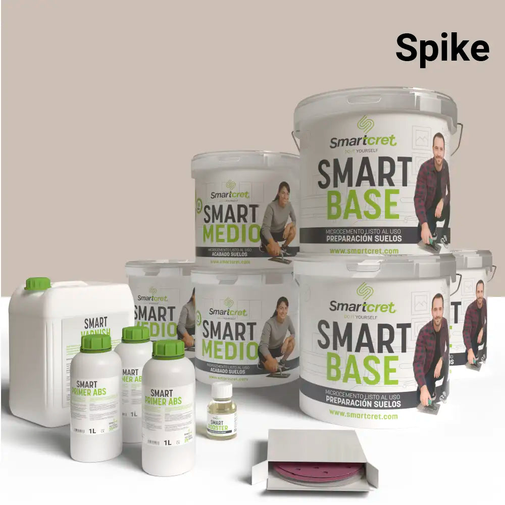 Kit de microcemento para exterior de 24 m², color Spike