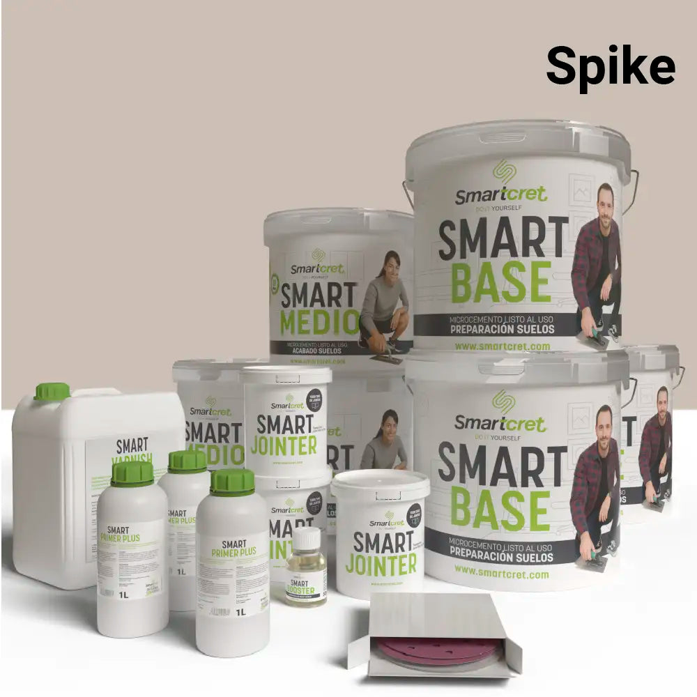 Kit de microcemento para exterior de 48 m², color Spike