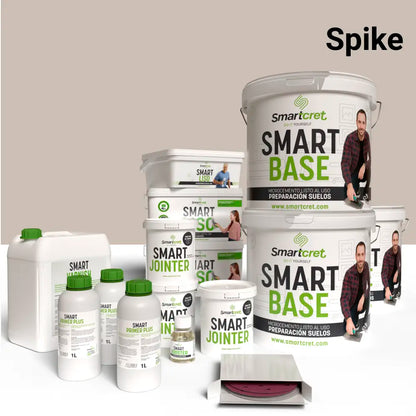 Kit béton ciré pour sols de salle de bains carrelés de 24 m²