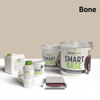 Kit de microcemento para exterior de 8 m², color Bone