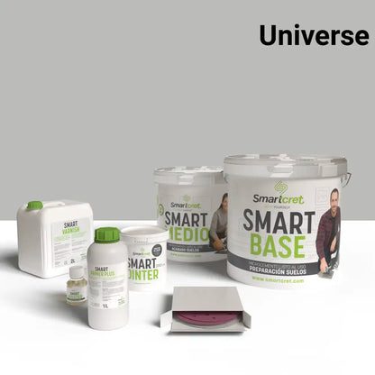 Kit de microcemento para exterior de 8 m², color Universe