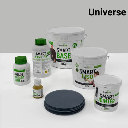 Kit de microcemento para baño de 4 m² sobre azulejos, color Universe