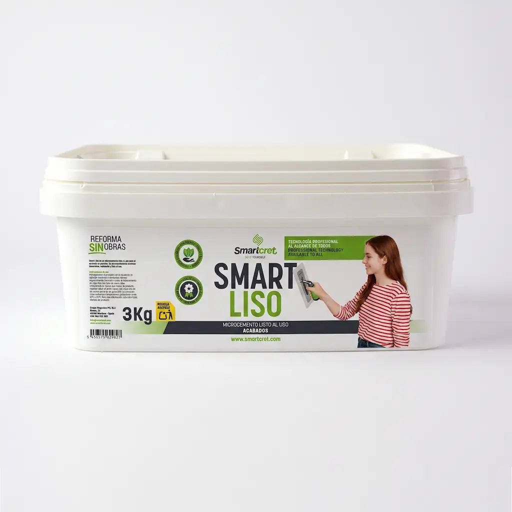 Smart Liso 3 kg, béton ciré de finition prêt à l'emploi