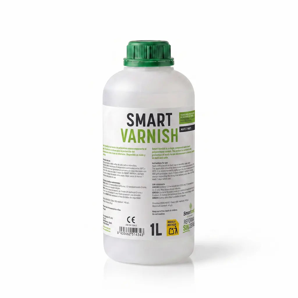 Smart Varnish 1 L, barniz al agua para microcemento