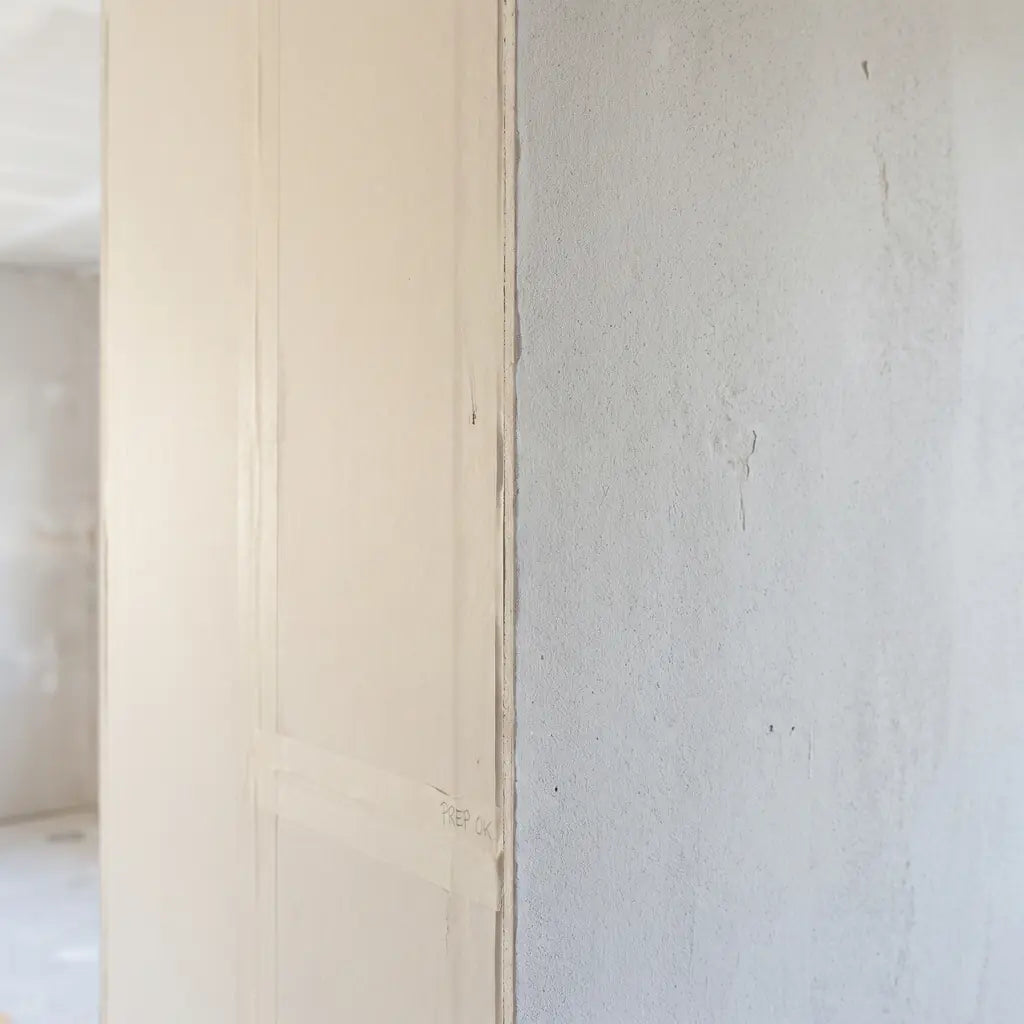 Plasterboard, plaster or cement: absorbent surface the Smartcret kit is applied over