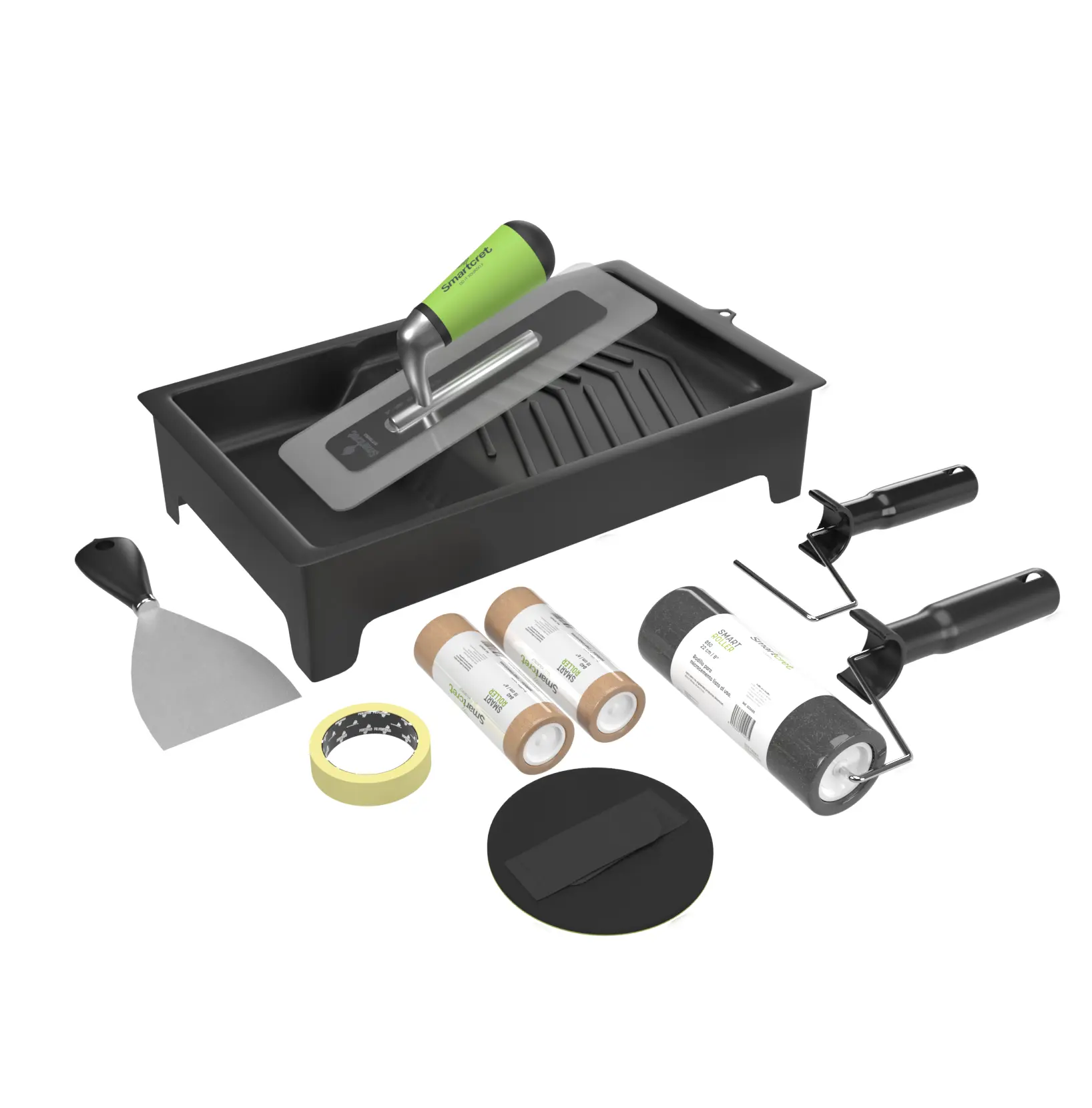 Tools Kit to apply microcement