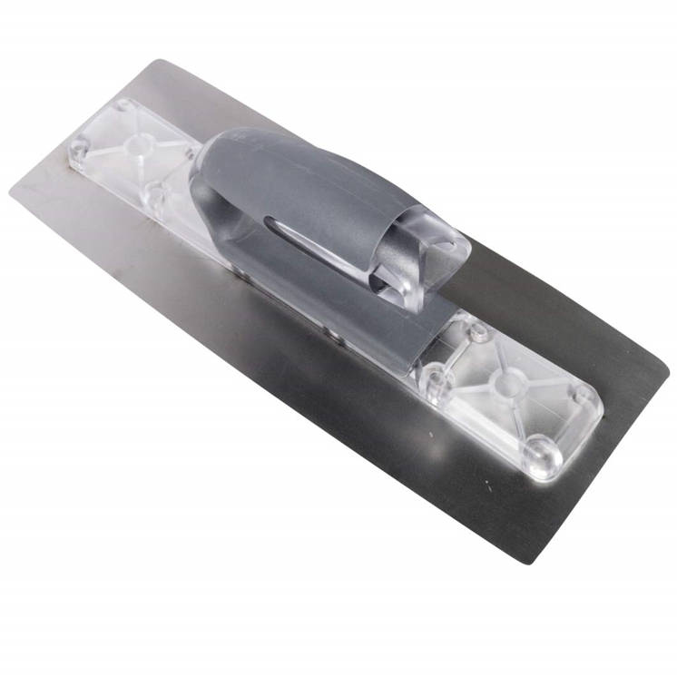 Stainless steel trowel for microcement