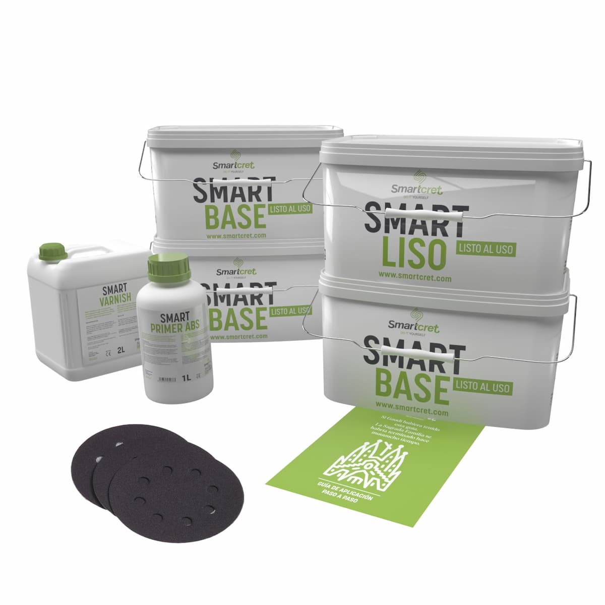 Microcement Smart Kit of 8m2 for absorbent surfaces